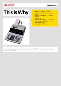 Zobrazit dokument Sharp CS-2635RHGY Uživatelský manuál
