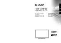 Zobrazit dokument Sharp LC-24LE250E-BK Uživatelský manuál