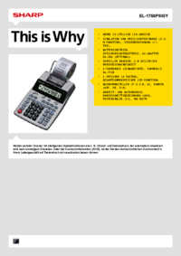 Zobrazit dokument Sharp EL-1750PIIIGY Uživatelský manuál