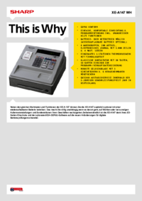 Zobrazit dokument Sharp XE-A147 WH Uživatelský manuál