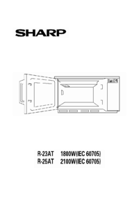 Zobrazit dokument Sharp R-23AT Uživatelský manuál