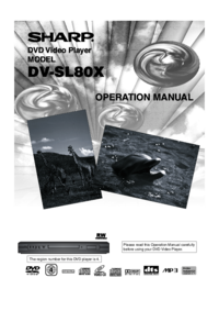 Zobrazit dokument Sharp DV-SL80X Průvodce řešením problémů