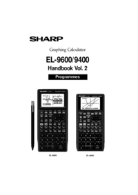Zobrazit dokument Sharp EL-9600 Uživatelský manuál