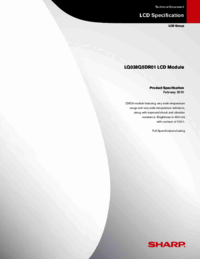 Zobrazit dokument Sharp R-308CK Specifikace