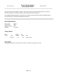 Zobrazit dokument Sharp LC-65G5X Uživatelský manuál