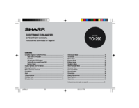Zobrazit dokument Sharp WQ-290H Specifikace